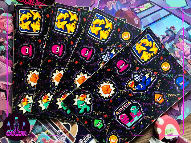 City of Color Sticker Sheet (Photo)